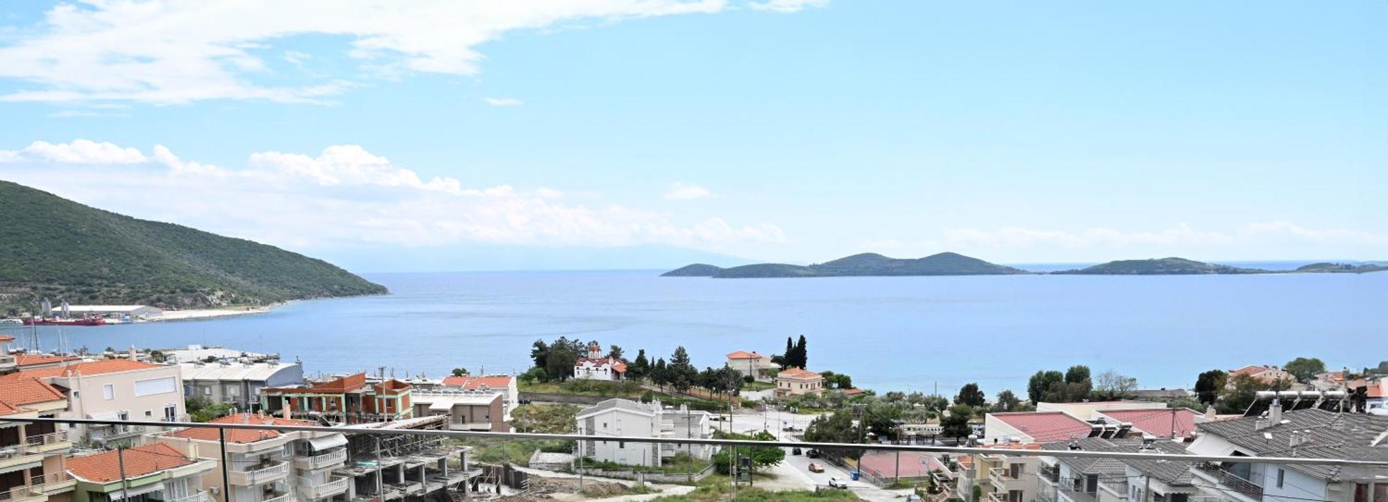 Alta Mare Aparthotel Néa Péramos Bagian luar foto